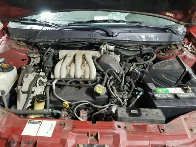 1MEFM50U1YG622929 - 2000 MERCURY SABLE GS RED photo 7