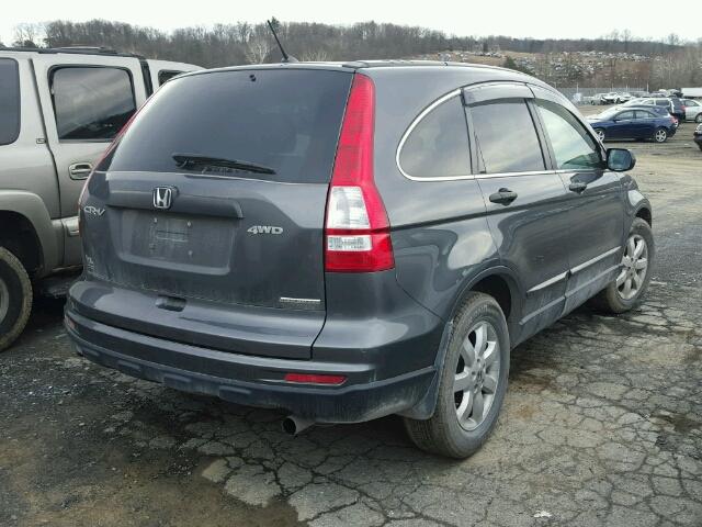 5J6RE4H42BL088486 - 2011 HONDA CR-V SE GRAY photo 4