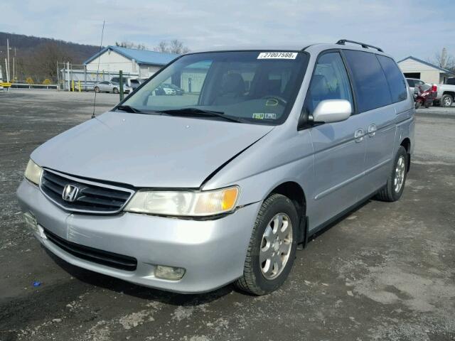 2HKRL18042H559873 - 2002 HONDA ODYSSEY EX SILVER photo 2