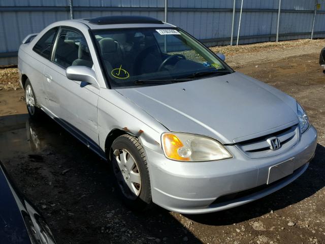 1HGEM22901L027279 - 2001 HONDA CIVIC SI SILVER photo 1