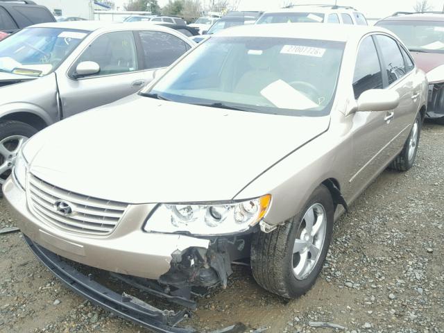 KMHFC46F57A181469 - 2007 HYUNDAI AZERA SE GOLD photo 2