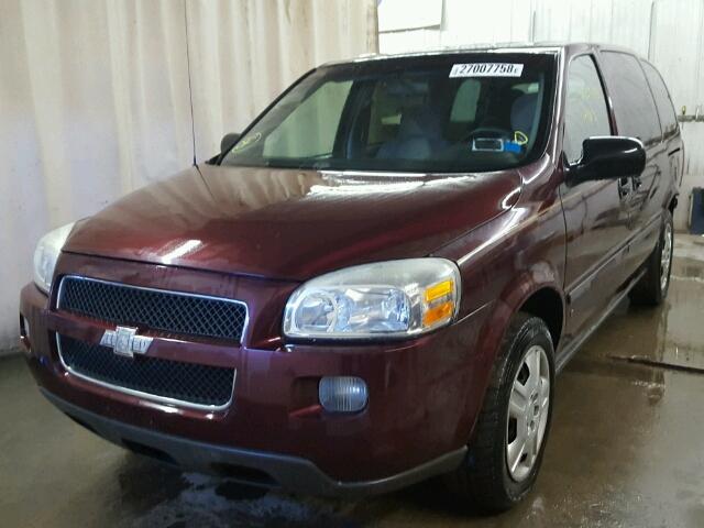 1GNDV23LX6D216712 - 2006 CHEVROLET UPLANDER L 栗色 照片 2