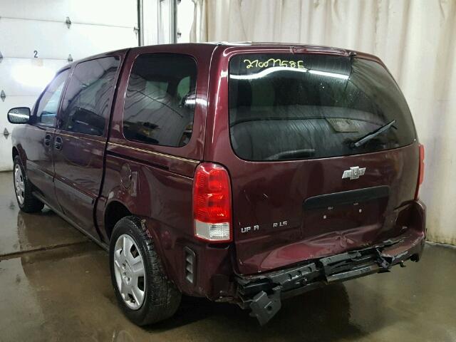 1GNDV23LX6D216712 - 2006 CHEVROLET UPLANDER L 栗色 照片 3