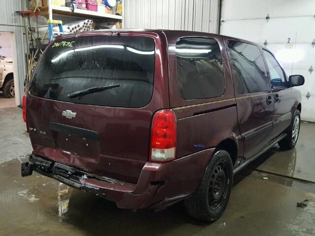 1GNDV23LX6D216712 - 2006 CHEVROLET UPLANDER L 栗色 照片 4