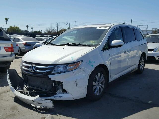 5FNRL5H62GB044257 - 2016 HONDA ODYSSEY EX WHITE photo 2