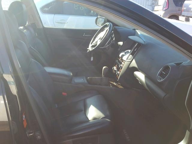 1N4AA51E39C845998 - 2009 NISSAN MAXIMA S BLACK photo 5