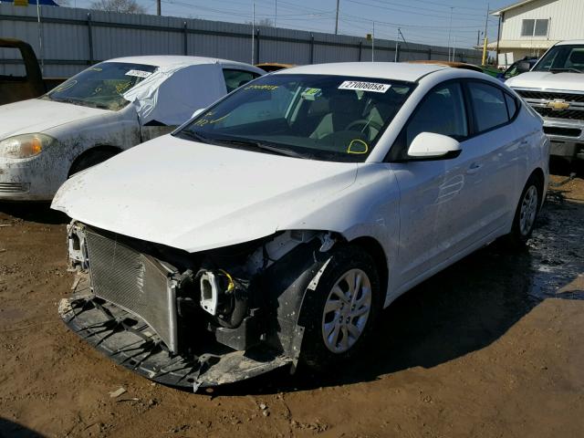 5NPD74LF7HH104228 - 2017 HYUNDAI ELANTRA SE WHITE photo 2