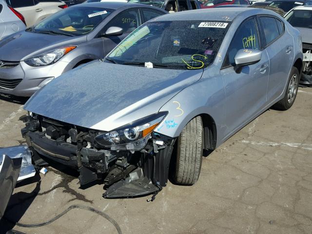 3MZBN1U74HM153669 - 2017 MAZDA 3 SPORT SILVER photo 2