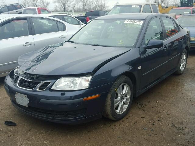 YS3FD49Y661146123 - 2006 SAAB 9-3 BASE BLUE photo 2