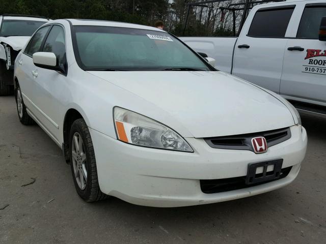 1HGCM66504A008740 - 2004 HONDA ACCORD EX WHITE photo 1