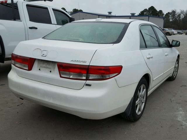 1HGCM66504A008740 - 2004 HONDA ACCORD EX WHITE photo 4