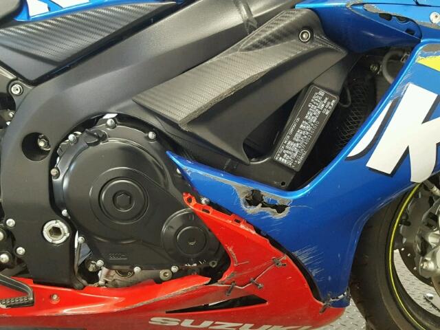 JS1GN7FA0G2101010 - 2016 SUZUKI GSX-R600 BLUE photo 5