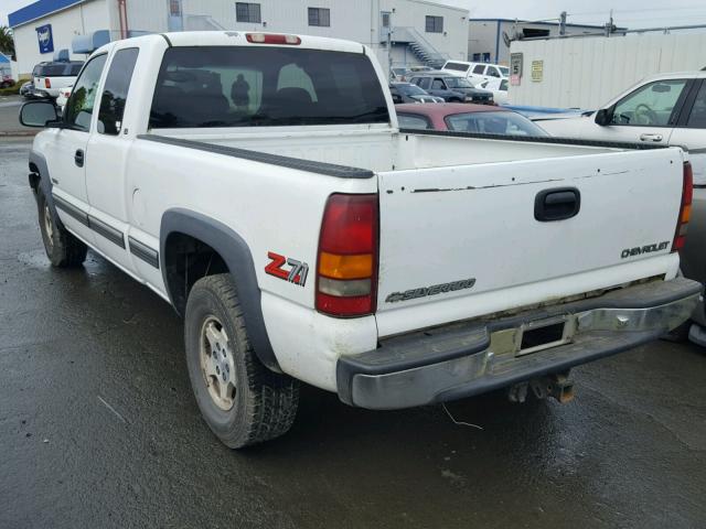 2GCEK19T1Y1235185 - 2000 CHEVROLET SILVERADO WHITE photo 3