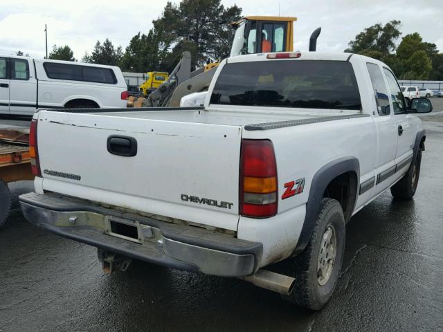 2GCEK19T1Y1235185 - 2000 CHEVROLET SILVERADO WHITE photo 4