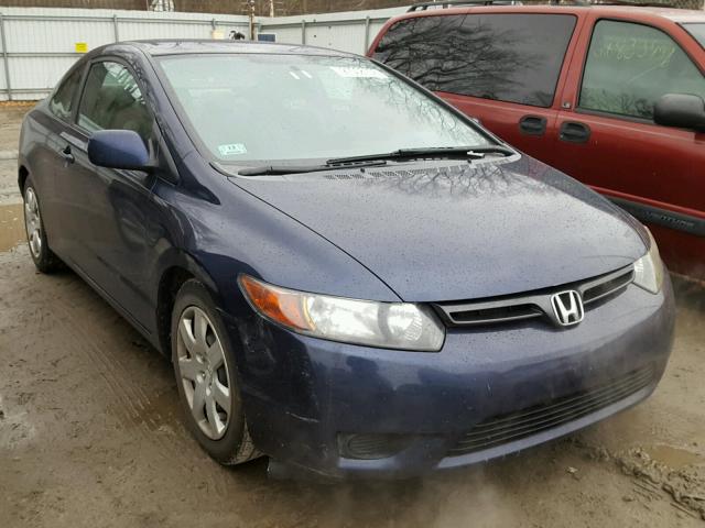 2HGFG12657H564540 - 2007 HONDA CIVIC LX BLUE photo 1