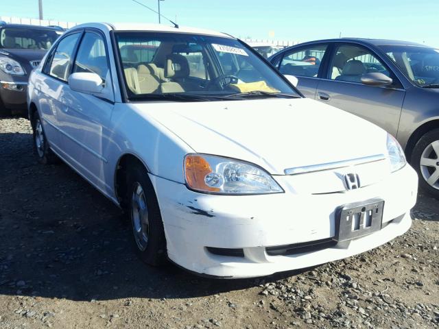 JHMES96663S011883 - 2003 HONDA CIVIC HYBR WHITE photo 1