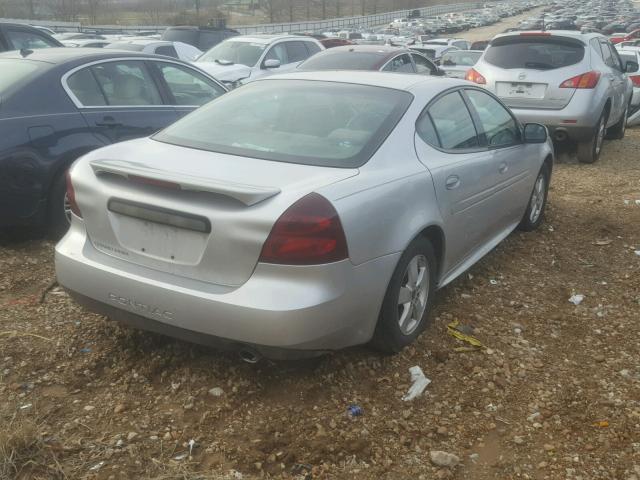 2G2WP522751238557 - 2005 PONTIAC GRAND PRIX SILVER photo 4
