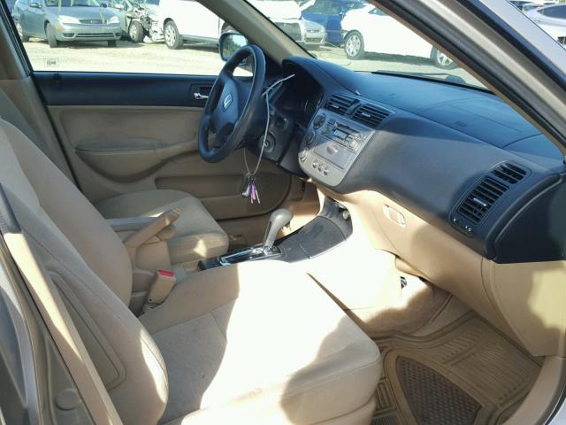 JHMES96644S020681 - 2004 HONDA CIVIC HYBR GOLD photo 5