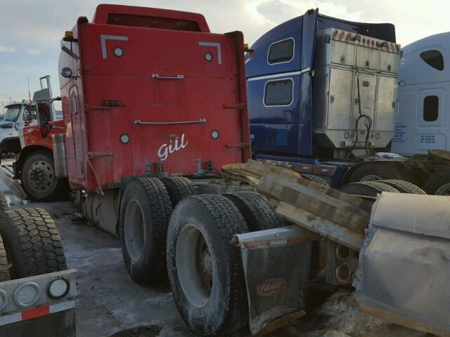 1XP5D49X37D672962 - 2007 PETERBILT 379 RED photo 3