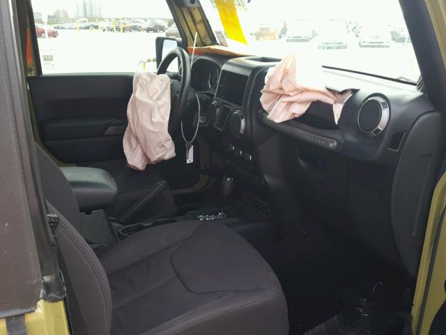 1C4AJWAG5DL526869 - 2013 JEEP WRANGLER S GREEN photo 5