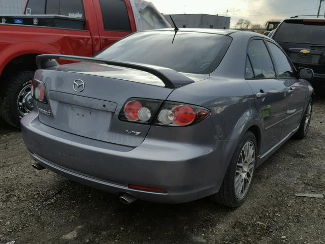 1YVHP80D965M13704 - 2006 MAZDA 6 GRAY photo 4