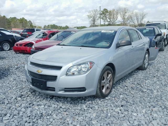 1G1ZA5EU5BF305886 - 2011 CHEVROLET MALIBU LS SILVER photo 2