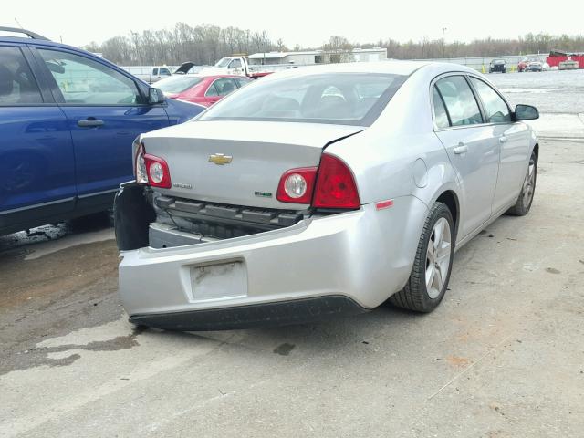 1G1ZA5EU5BF305886 - 2011 CHEVROLET MALIBU LS SILVER photo 4