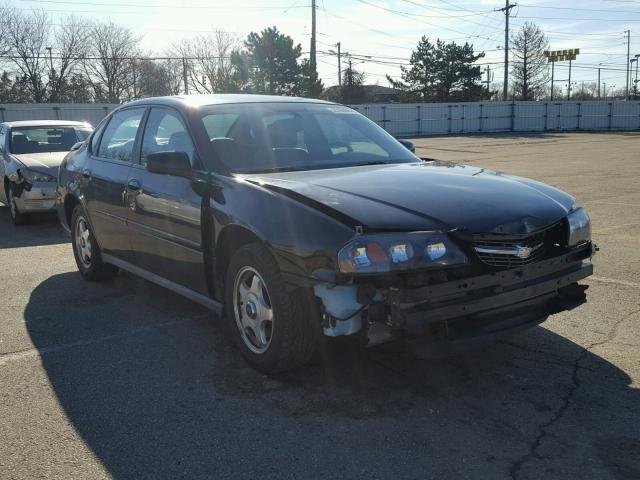 2G1WF52E659217878 - 2005 CHEVROLET IMPALA BLACK photo 1