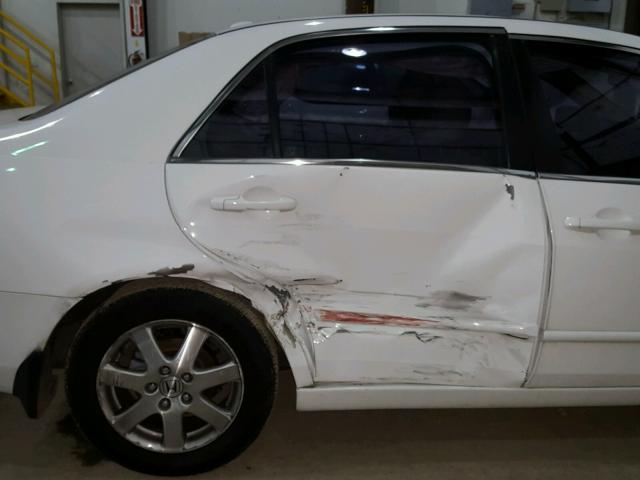 1HGCM668X5A043149 - 2005 HONDA ACCORD EX WHITE photo 9