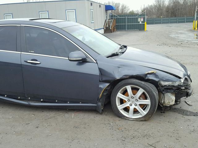 JH4CL96844C014573 - 2004 ACURA TSX BLUE photo 9