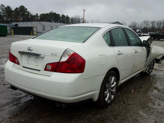 JNKAY01E07M312781 - 2007 INFINITI M35 BASE WHITE photo 4