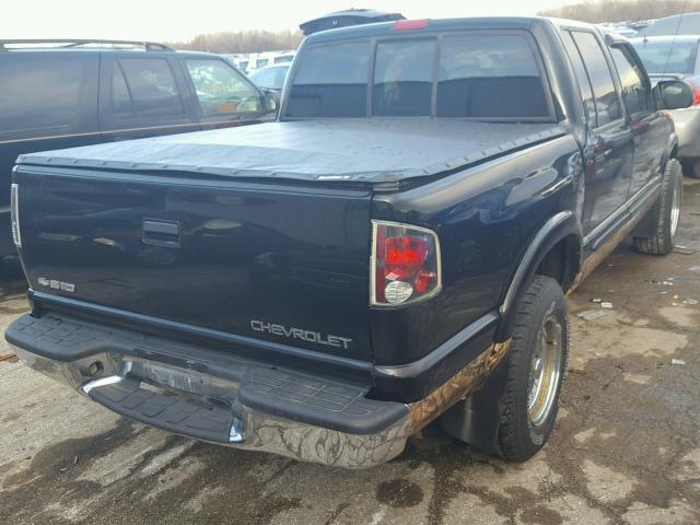 1GCDT13W51K223509 - 2001 CHEVROLET S TRUCK S1 BLACK photo 4