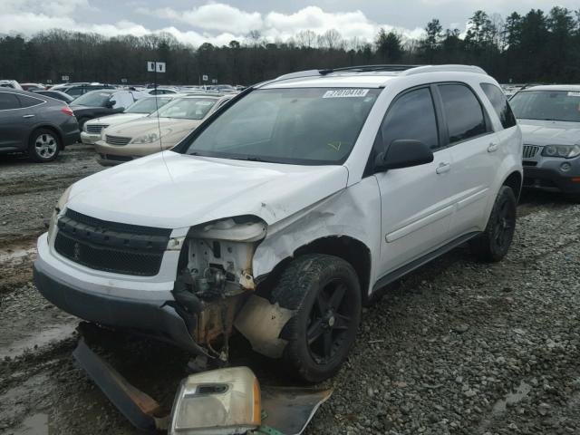 2CNDL63F756060198 - 2005 CHEVROLET EQUINOX LT WHITE photo 2