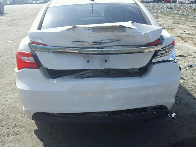 1C3CCBCB2CN226615 - 2012 CHRYSLER 200 LIMITE WHITE photo 9