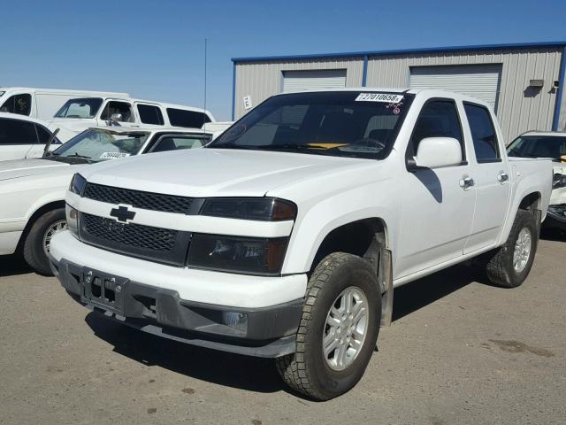 1GCHTCFE2C8170185 - 2012 CHEVROLET COLORADO L WHITE photo 2