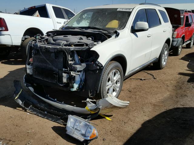 1C4RDJDG0CC153313 - 2012 DODGE DURANGO CR WHITE photo 2