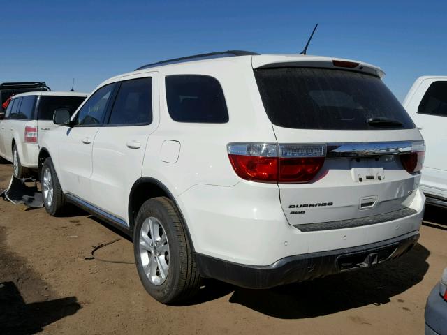 1C4RDJDG0CC153313 - 2012 DODGE DURANGO CR WHITE photo 3