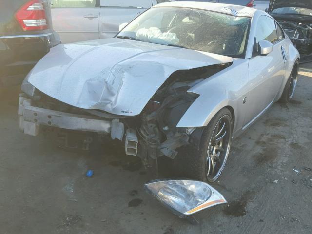 JN1AZ34E64T061118 - 2004 NISSAN 350Z COUPE SILVER photo 2