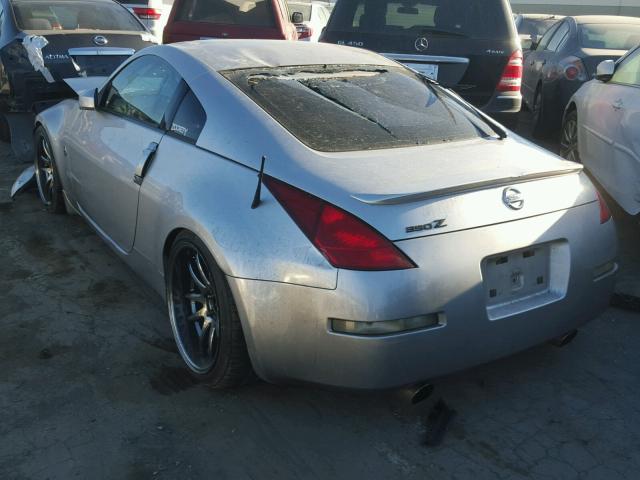 JN1AZ34E64T061118 - 2004 NISSAN 350Z COUPE SILVER photo 3