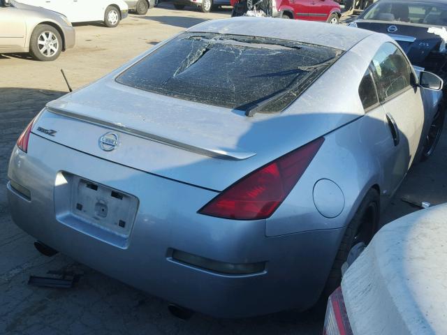 JN1AZ34E64T061118 - 2004 NISSAN 350Z COUPE SILVER photo 4