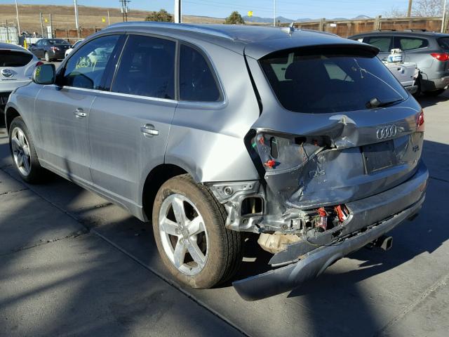 WA1LFAFP5BA095992 - 2011 AUDI Q5 PREMIUM SILVER photo 3