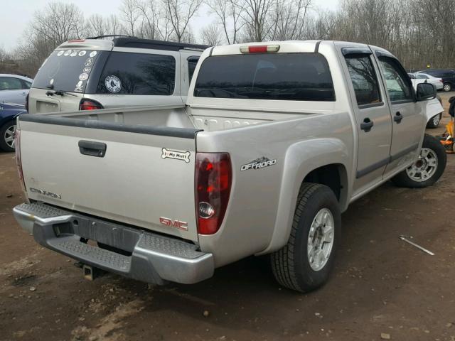 1GTDS136768198166 - 2006 GMC CANYON SILVER photo 4