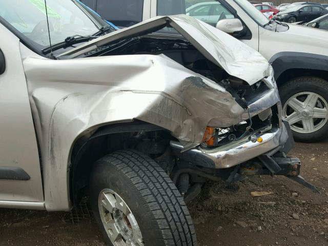 1GTDS136768198166 - 2006 GMC CANYON SILVER photo 9