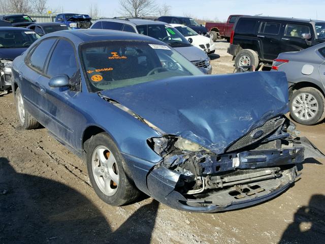 1FAFP55U84A126160 - 2004 FORD TAURUS SES BLUE photo 1