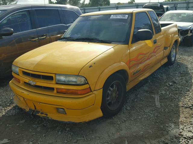 1GCCS19X238148508 - 2003 CHEVROLET S TRUCK S1 YELLOW photo 2