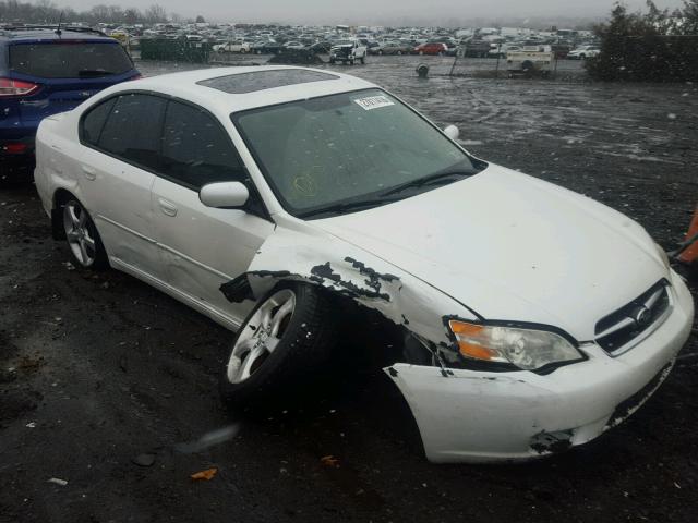 4S3BL626867207949 - 2006 SUBARU LEGACY 2.5 WHITE photo 1