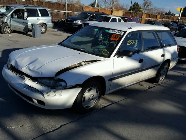 4S3BK4252V7318526 - 1997 SUBARU LEGACY BRI WHITE photo 2