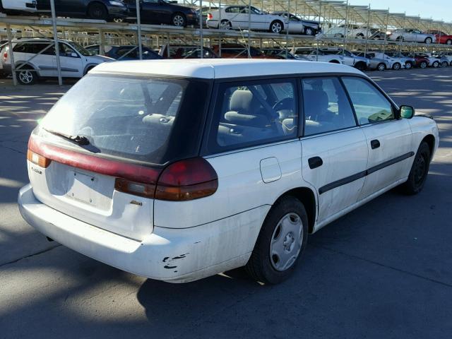 4S3BK4252V7318526 - 1997 SUBARU LEGACY BRI WHITE photo 4