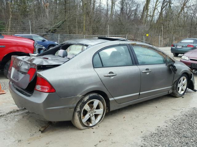 1HGFA16866L041042 - 2006 HONDA CIVIC EX ნაცრისფერი ფოტო 4