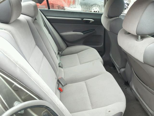 1HGFA16866L041042 - 2006 HONDA CIVIC EX ნაცრისფერი ფოტო 6